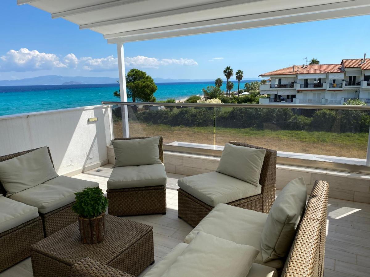 Villa Theodora In Front Of The Sea ฮานิโอติ ภายนอก รูปภาพ